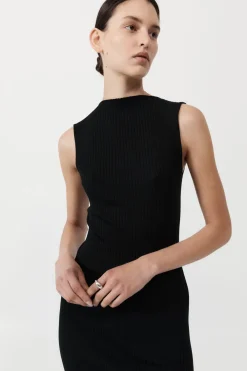 Cut Away Knit Dress -|St. Agni Store
