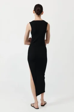 Cut Away Knit Dress -|St. Agni Store