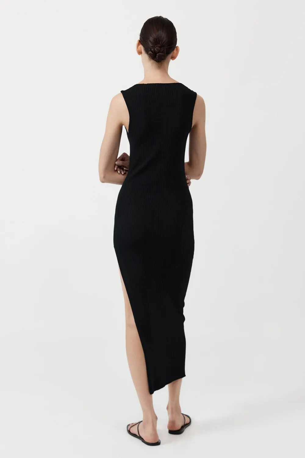 Cut Away Knit Dress -|St. Agni Store