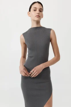 Cut Away Knit Dress -|St. Agni Fashion