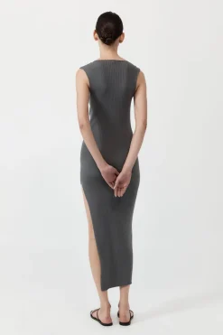 Cut Away Knit Dress -|St. Agni Fashion