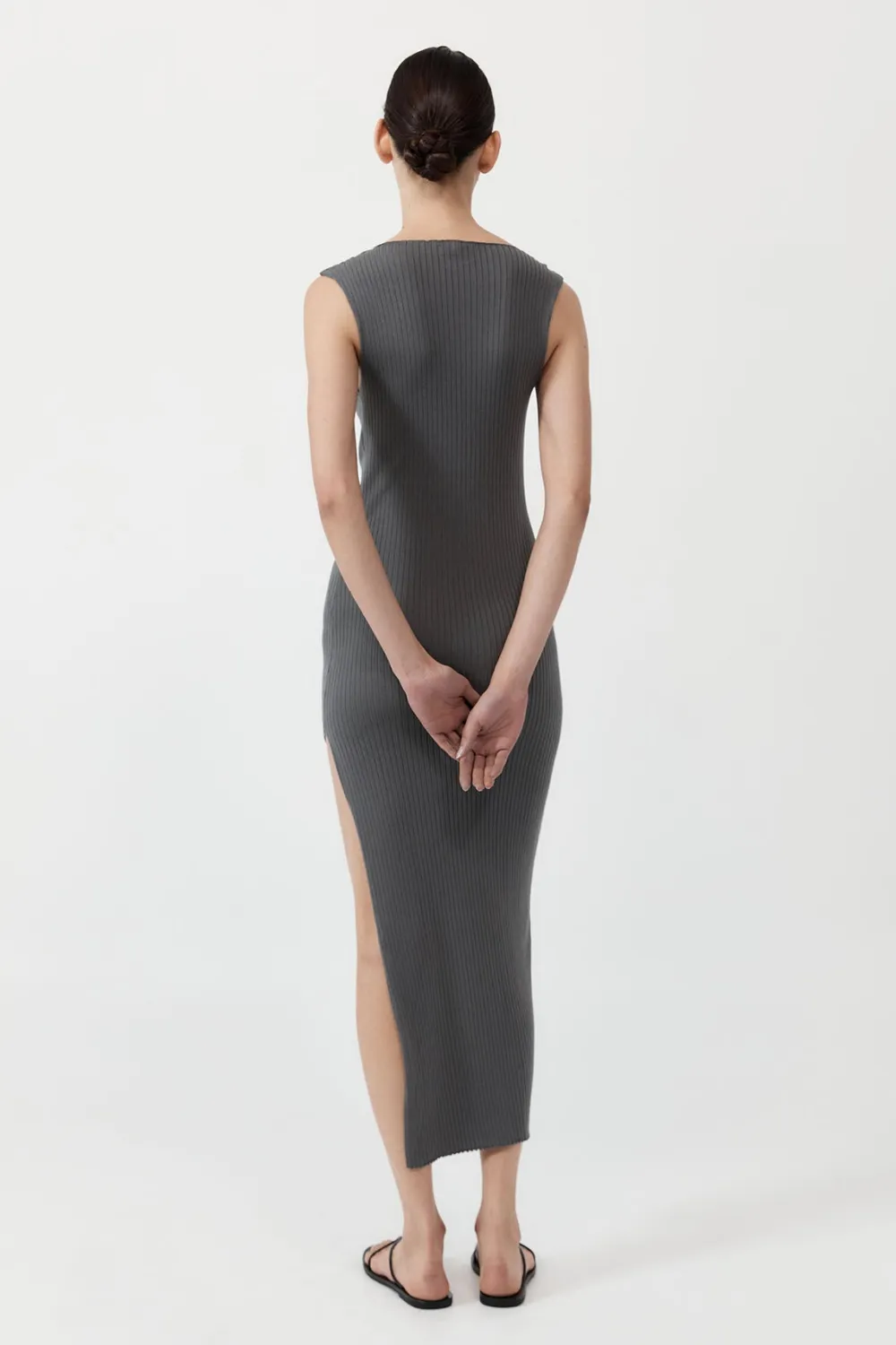 Cut Away Knit Dress -|St. Agni Fashion