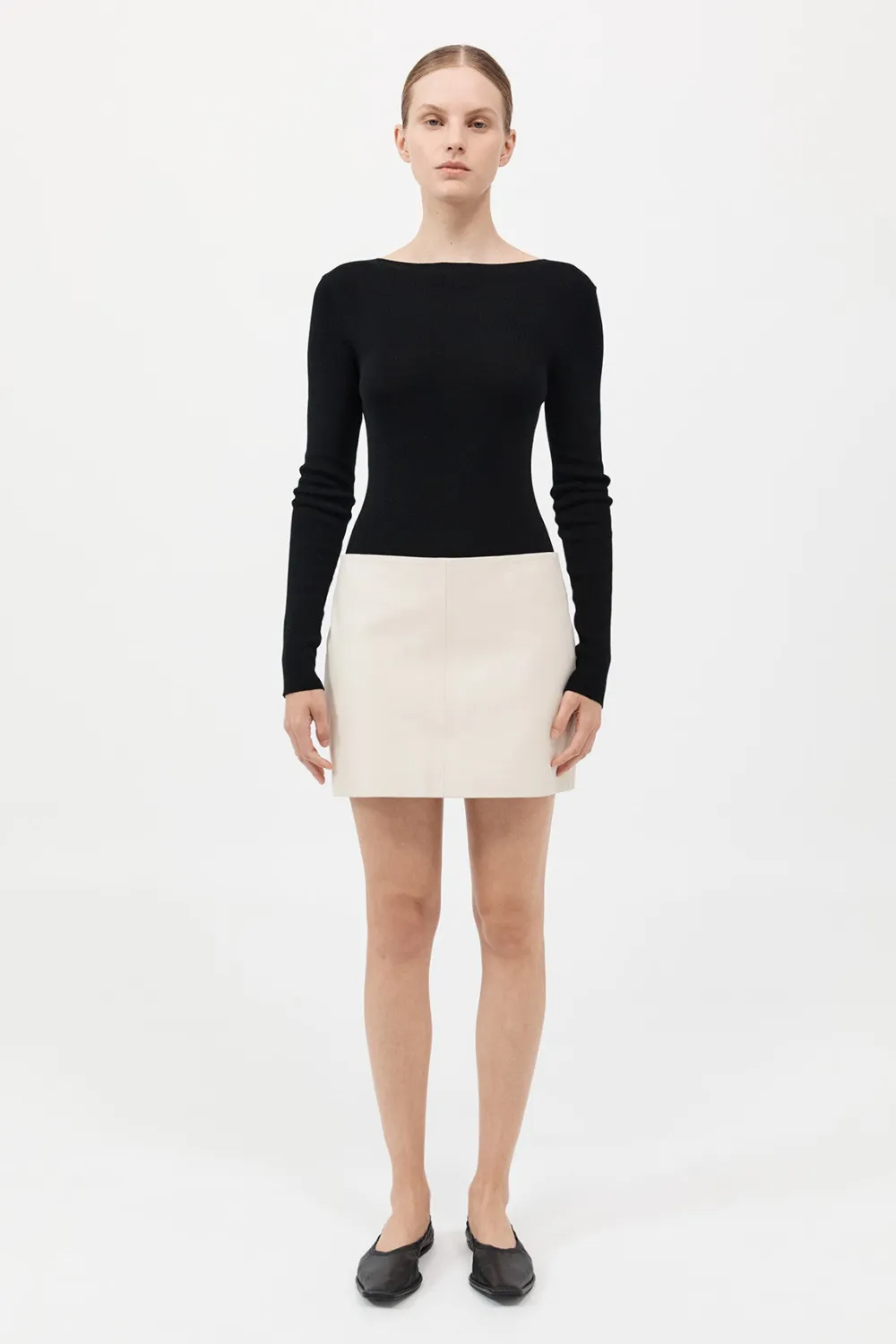Cut Out Bodysuit - Black|St. Agni Outlet