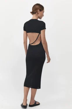 Cut Out Knit Dress -|St. Agni Best