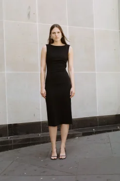 Cut Out Midi Dress -|St. Agni Clearance