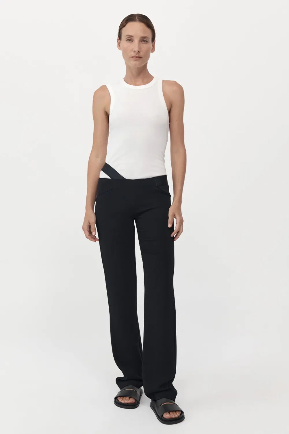 Deconstructed Trousers - Black|St. Agni Sale