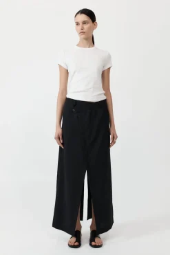 Deconstructed Waist Maxi Skirt -|St. Agni Discount
