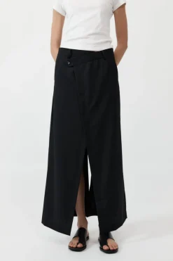 Deconstructed Waist Maxi Skirt -|St. Agni Discount