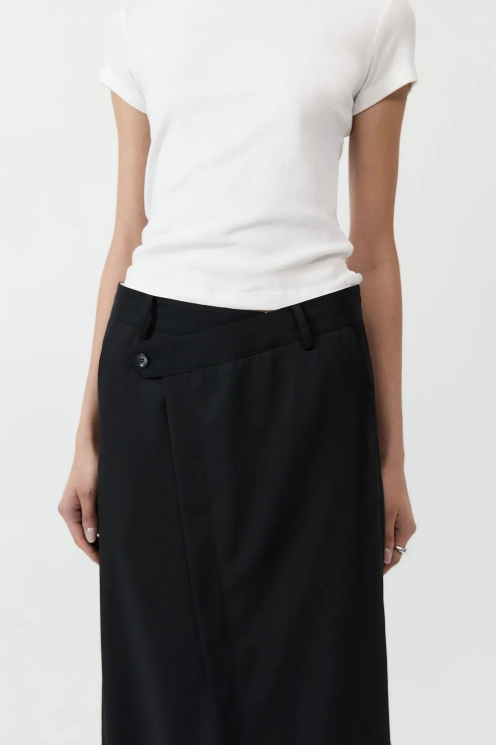 Deconstructed Waist Maxi Skirt -|St. Agni Discount