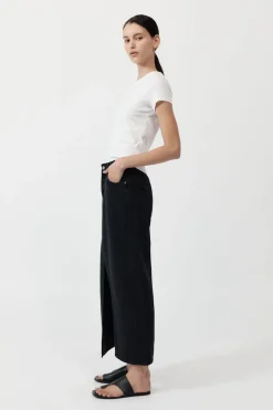 Denim Maxi Skirt -|St. Agni Fashion