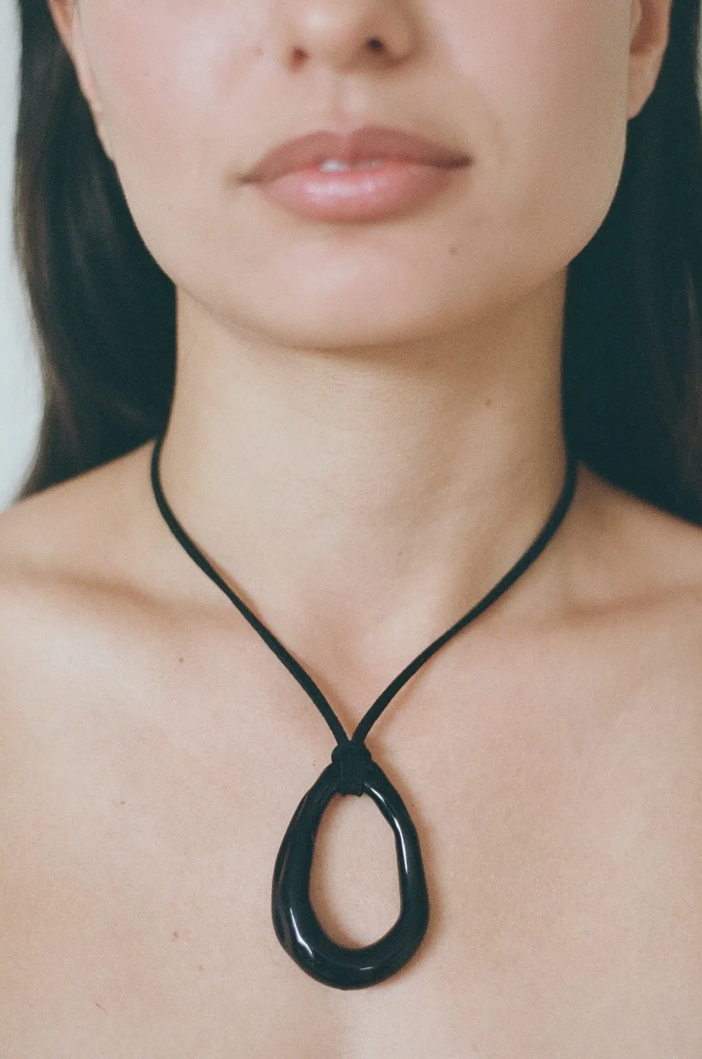 Dora Necklace - Black - By Ayllón|St. Agni Shop