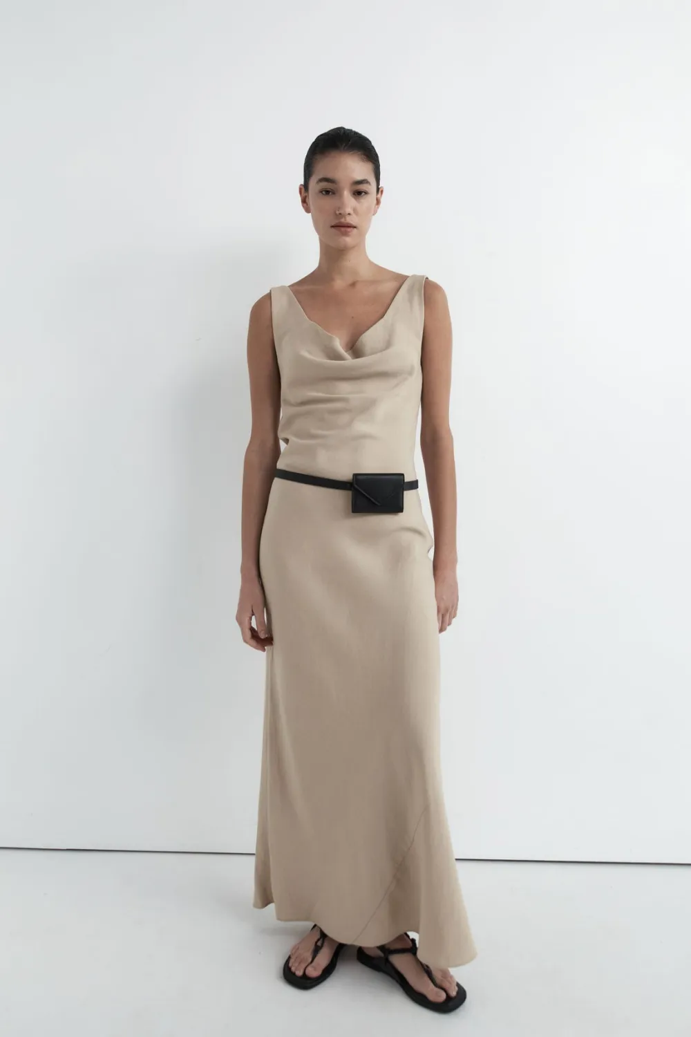 Double Drape Dress -|St. Agni Discount