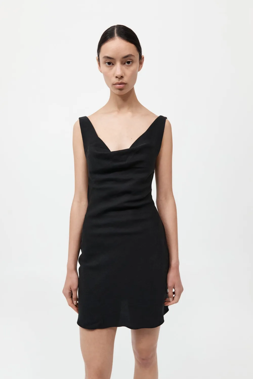 Double Drape Mini Dress -|St. Agni Best