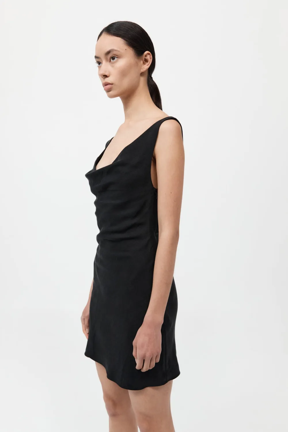 Double Drape Mini Dress -|St. Agni Best