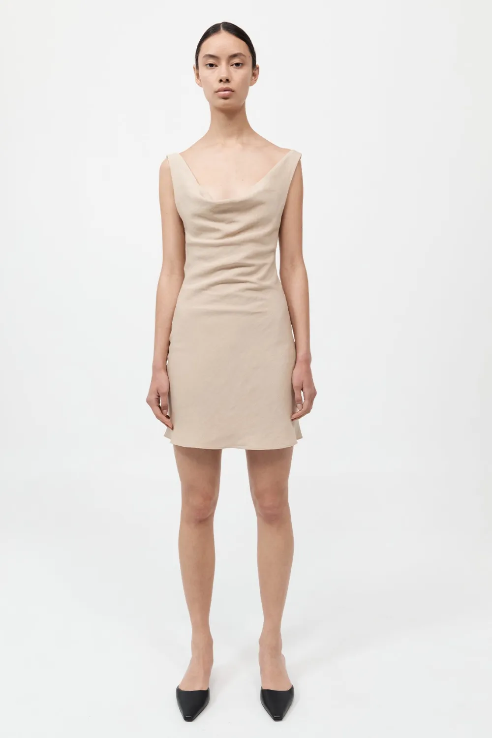 Double Drape Mini Dress -|St. Agni Discount
