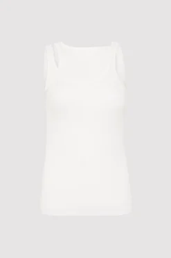 Double Layer Knit Singlet -|St. Agni Fashion
