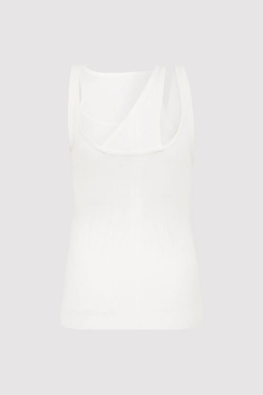 Double Layer Knit Singlet -|St. Agni Fashion