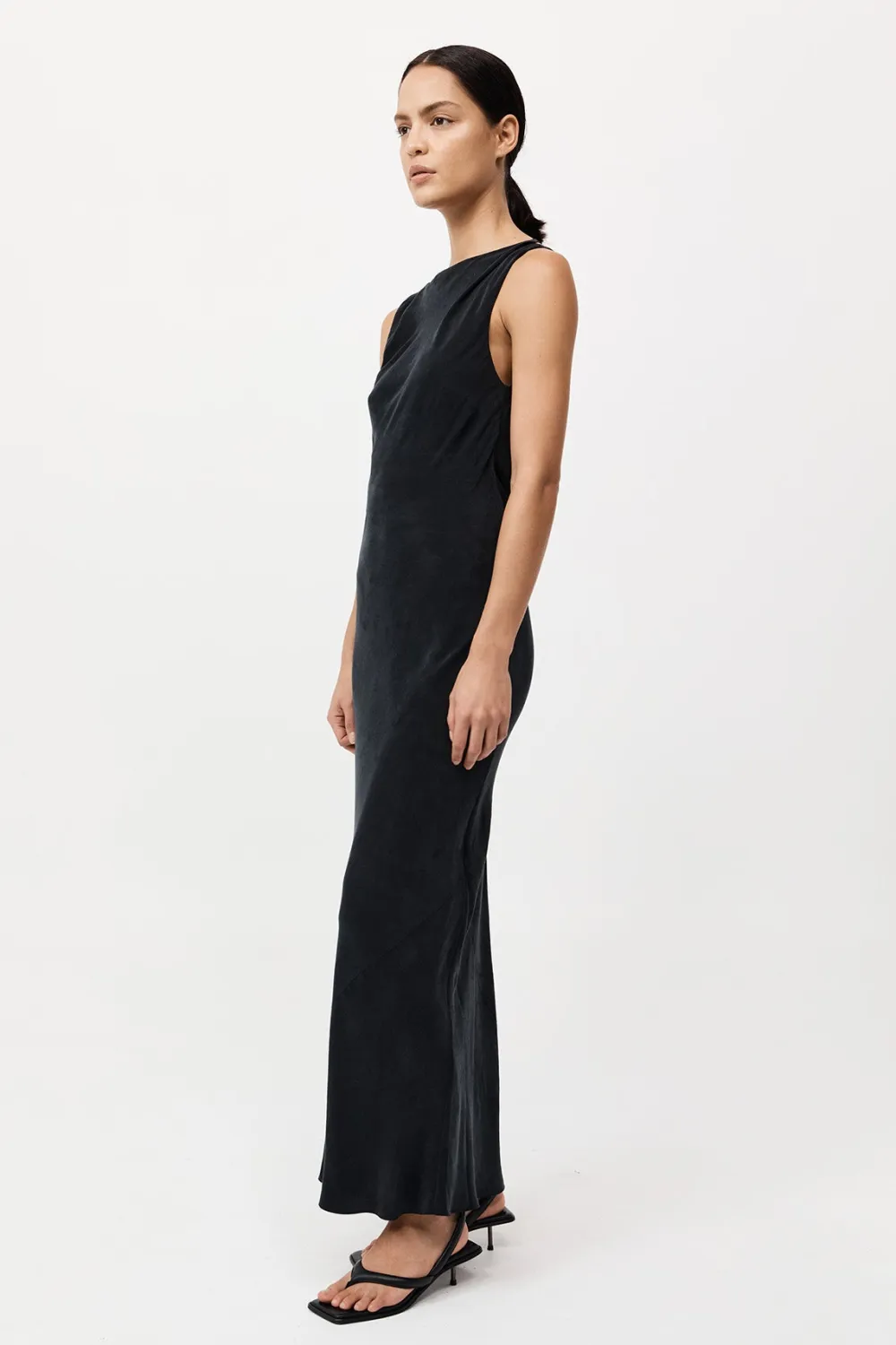 Draped Cowl Dress -|St. Agni Outlet
