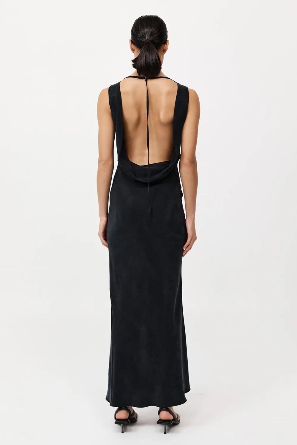 Draped Cowl Dress -|St. Agni Outlet