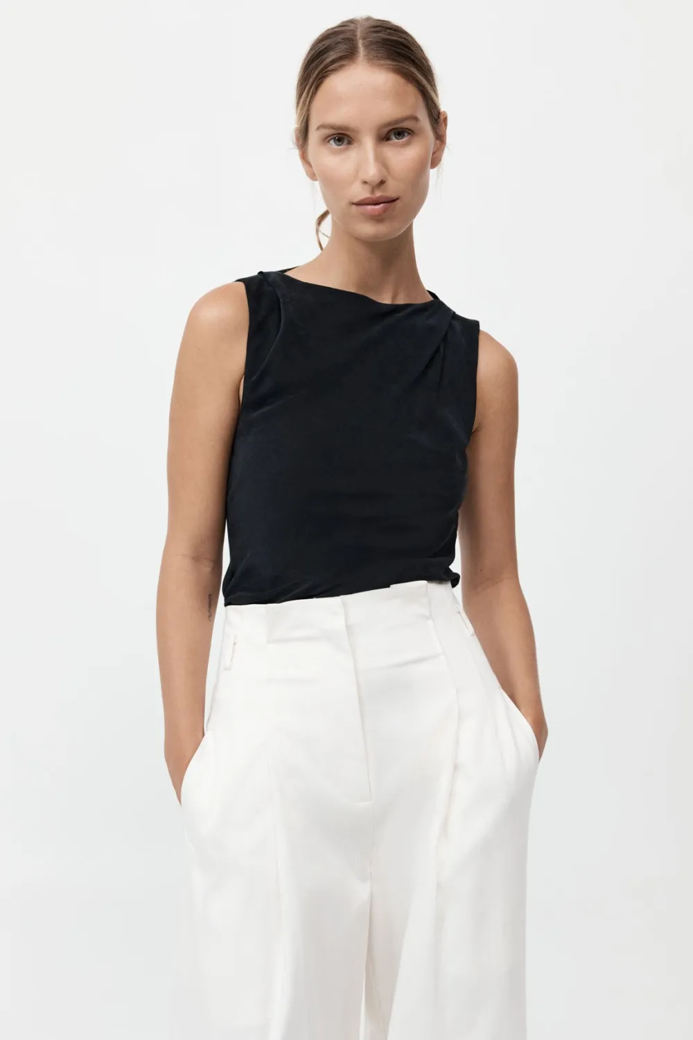 Draped Cowl Top -|St. Agni Online