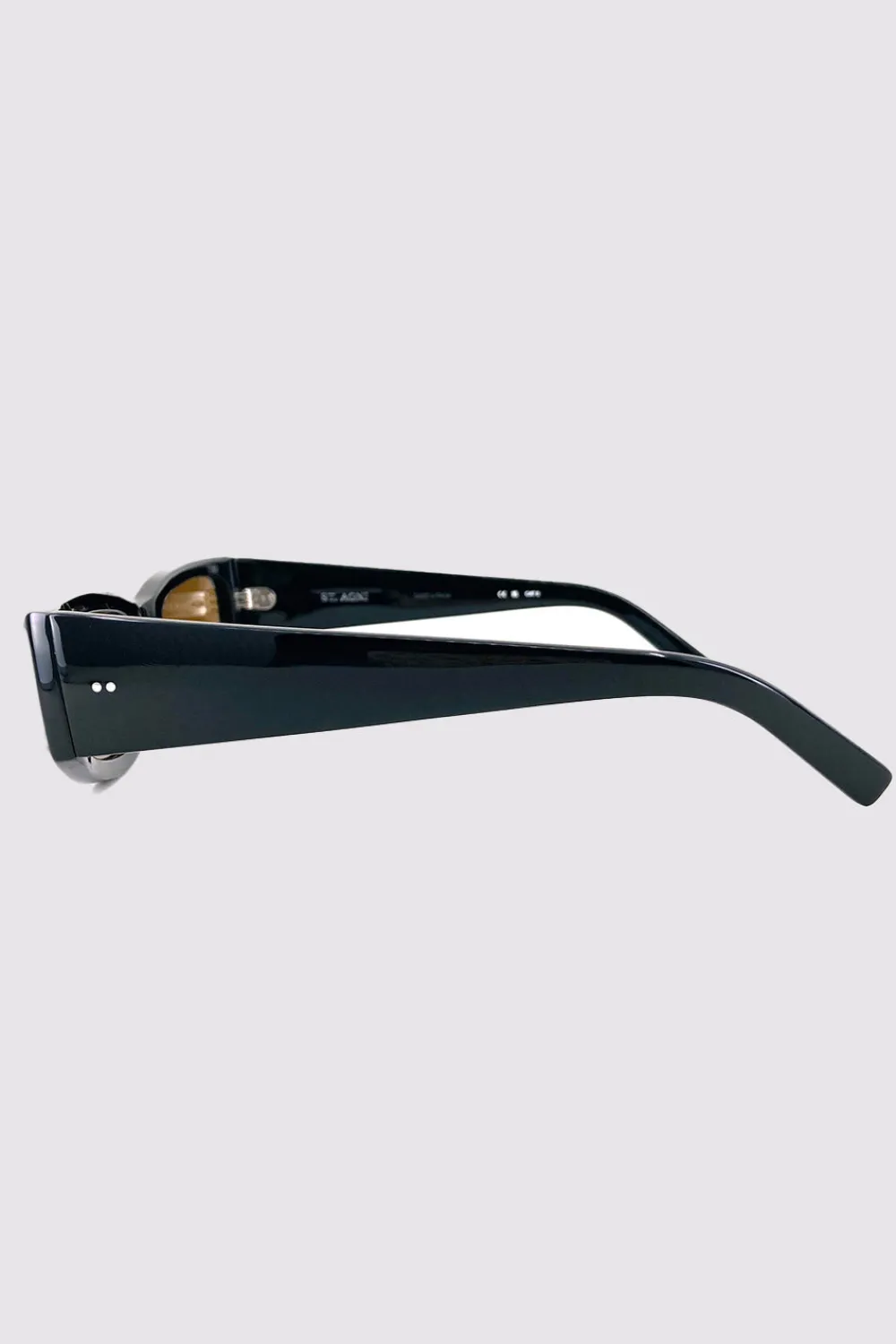Everyday Rectangle Sunglasses - Black/Brown|St. Agni Clearance