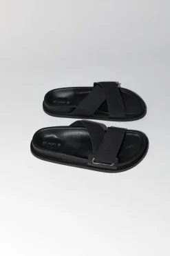 Everyday Stretch Slide - Black|St. Agni Outlet