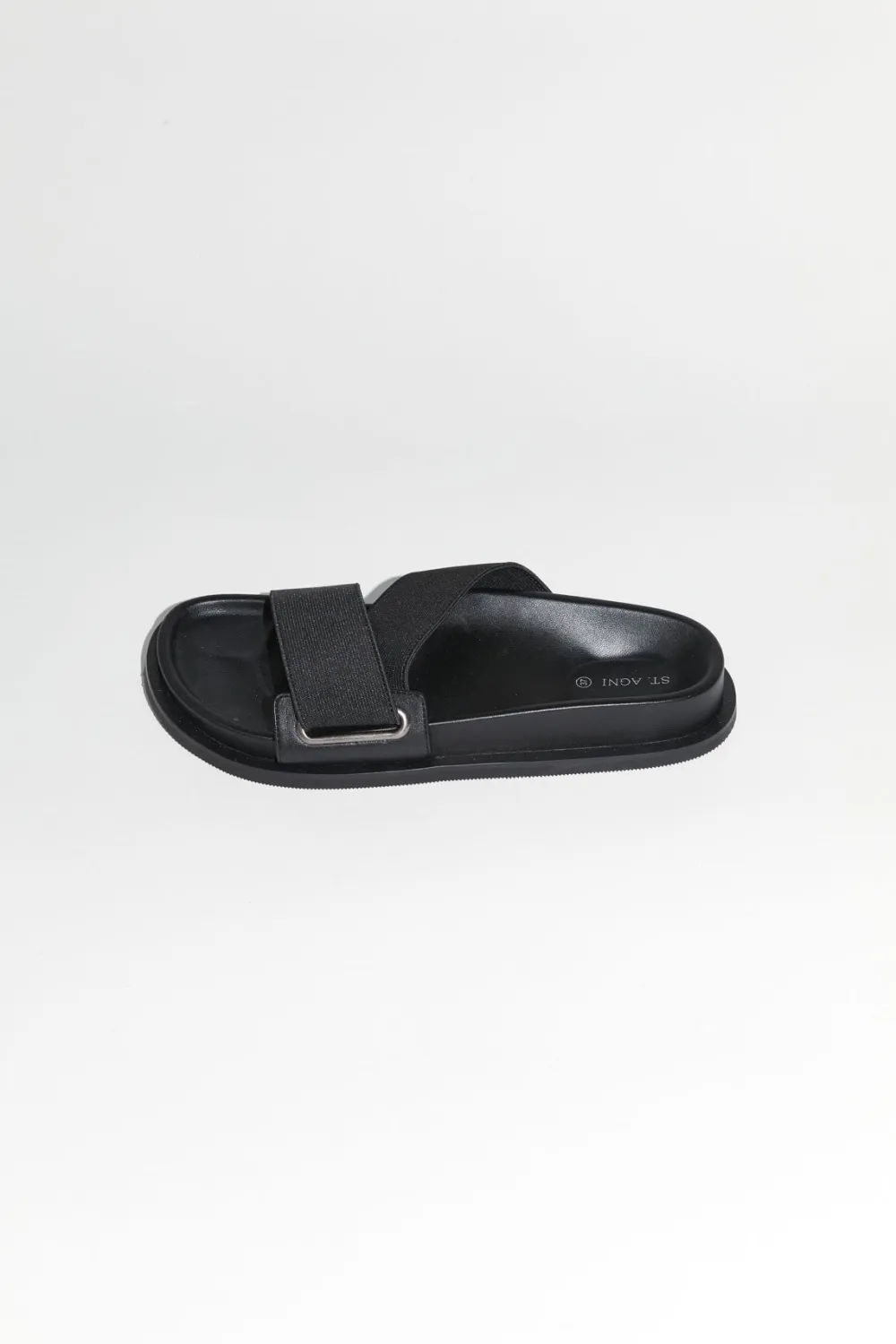 Everyday Stretch Slide - Black|St. Agni Outlet