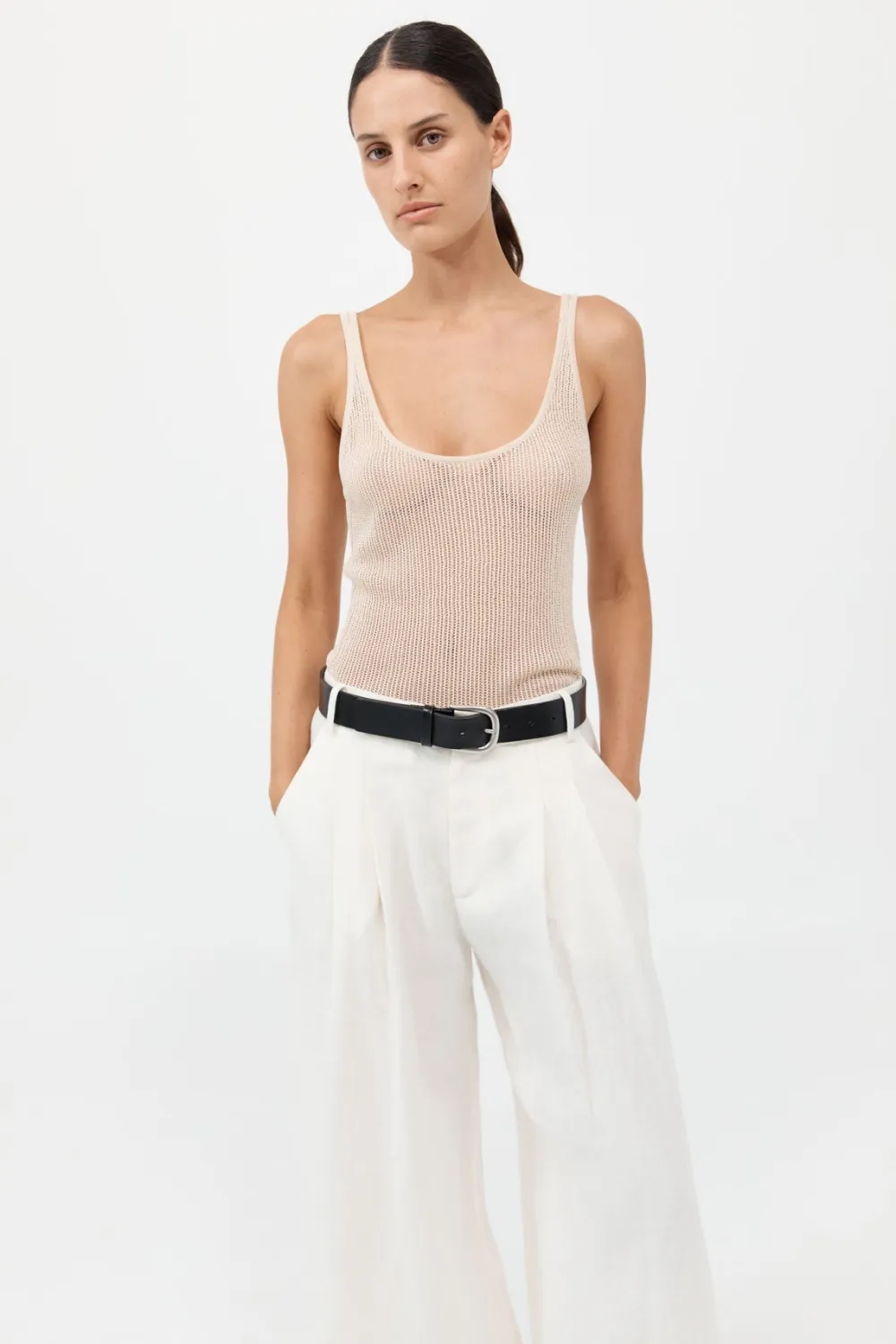 Fine Crochet Cami -|St. Agni Outlet