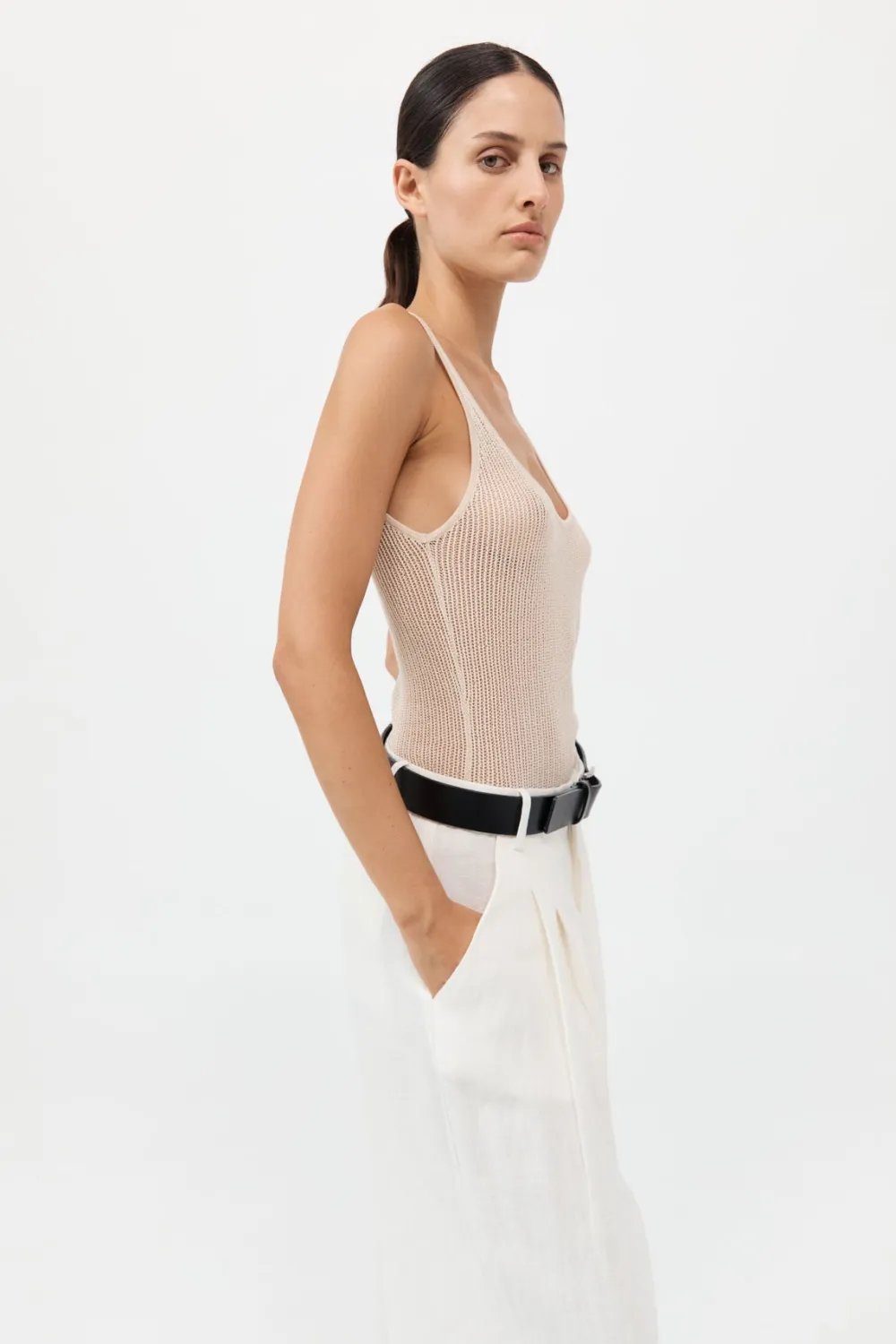 Fine Crochet Cami -|St. Agni Outlet