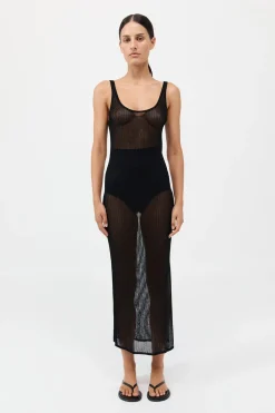 Fine Crochet Tank Dress -|St. Agni Cheap