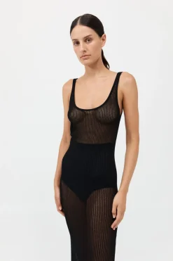 Fine Crochet Tank Dress -|St. Agni Cheap