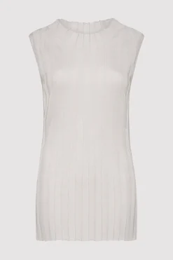 Fine Pleat Knit Top -|St. Agni Online