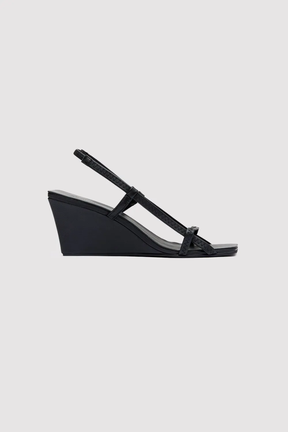 Fine Strap Sling Back Wedge -|St. Agni Discount