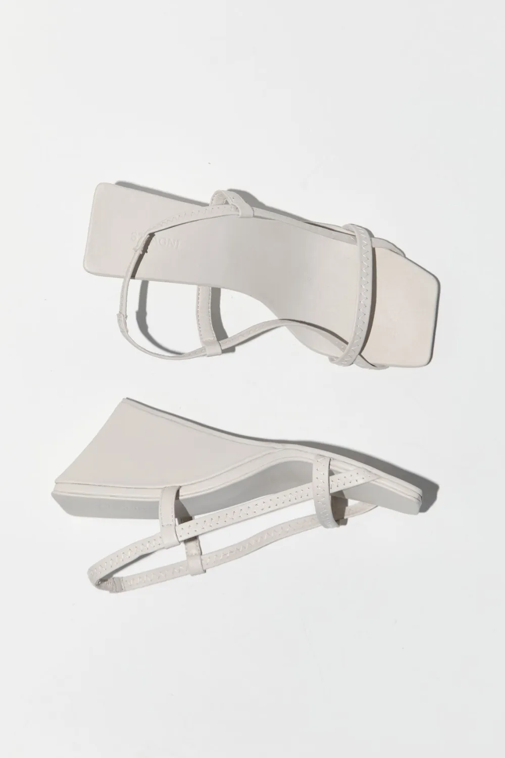 Fine Strap Sling Back Wedge -|St. Agni Shop