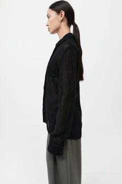 Fitted Cotton Grid Shirt -|St. Agni Clearance