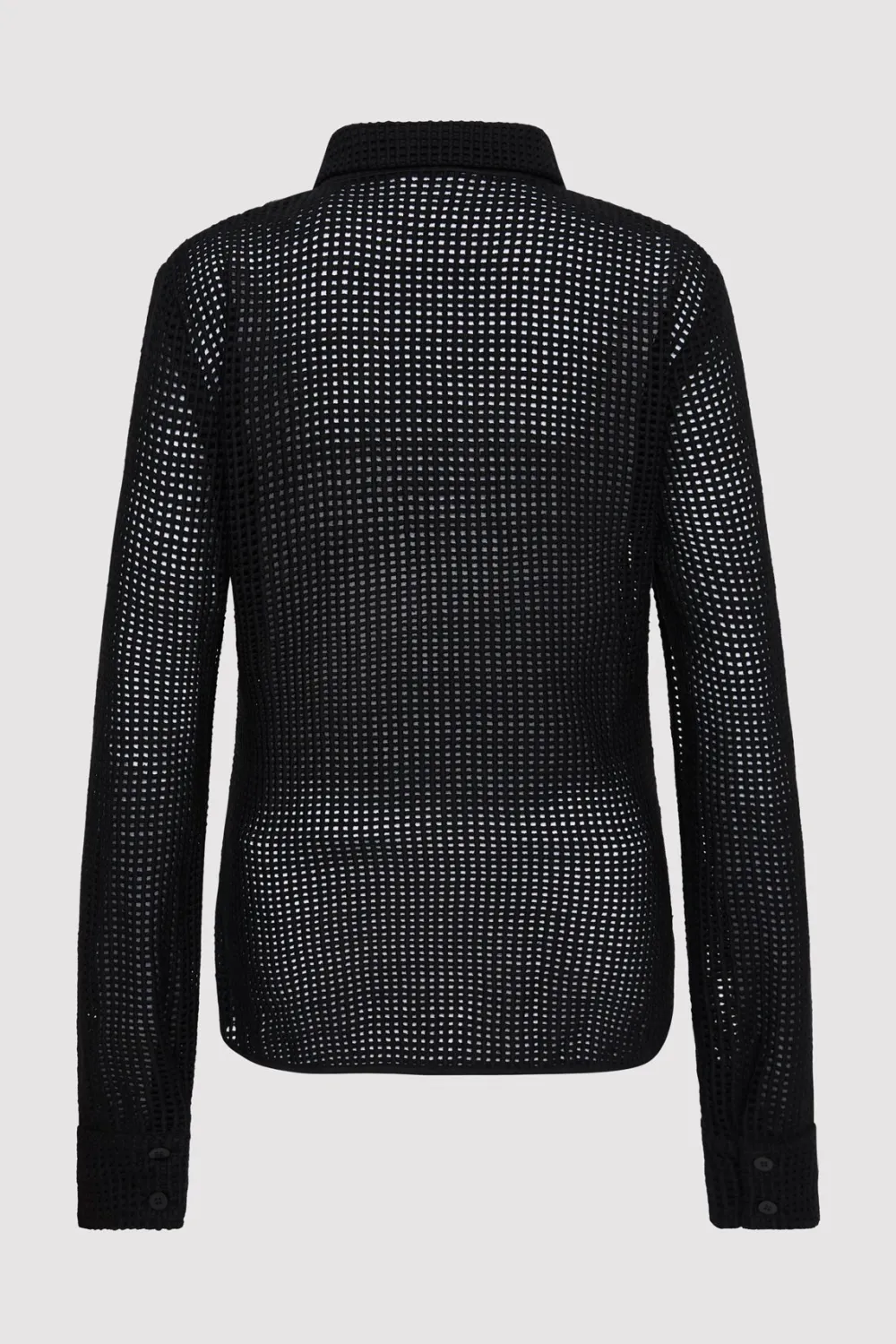 Fitted Cotton Grid Shirt -|St. Agni Clearance