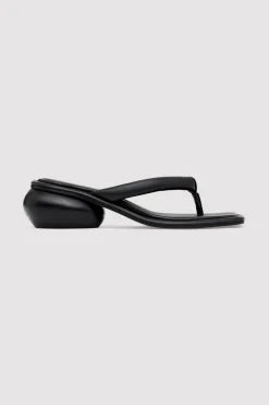 Flip Flop Dome Heel - Black|St. Agni Cheap