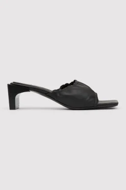 Gathered Block Heel -|St. Agni New