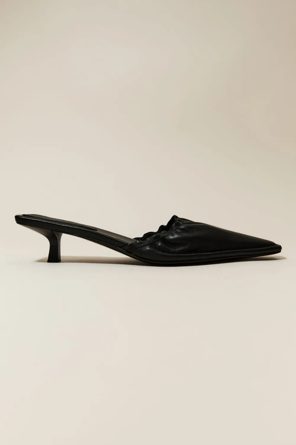 Gathered Kitten Heels -|St. Agni Cheap