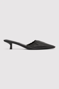 Gathered Kitten Heels -|St. Agni Cheap