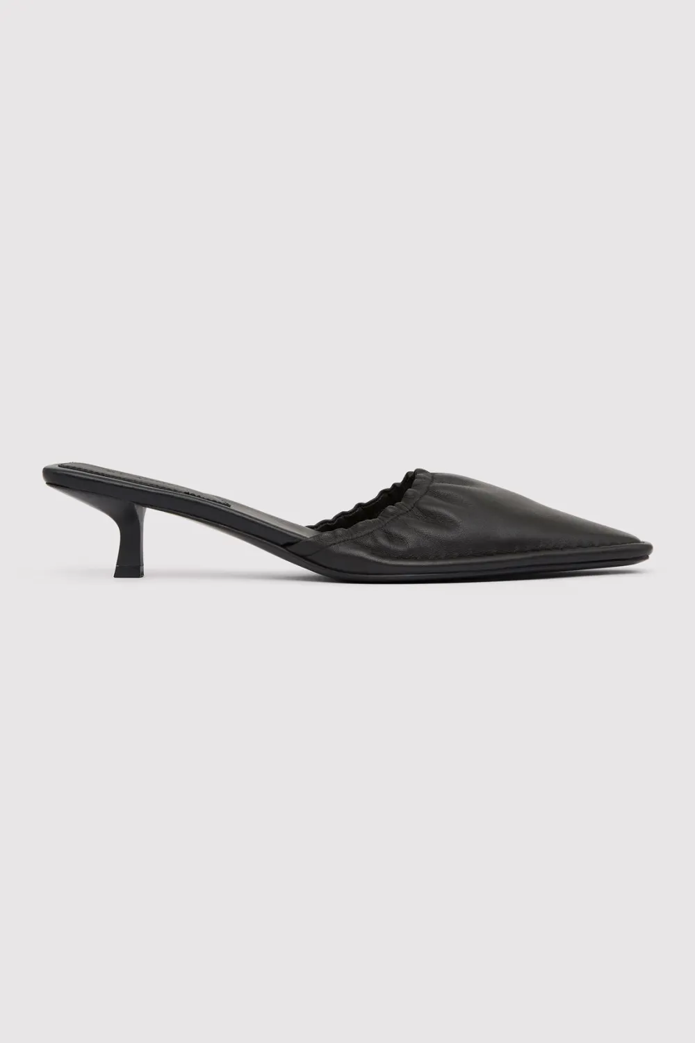 Gathered Kitten Heels -|St. Agni Cheap
