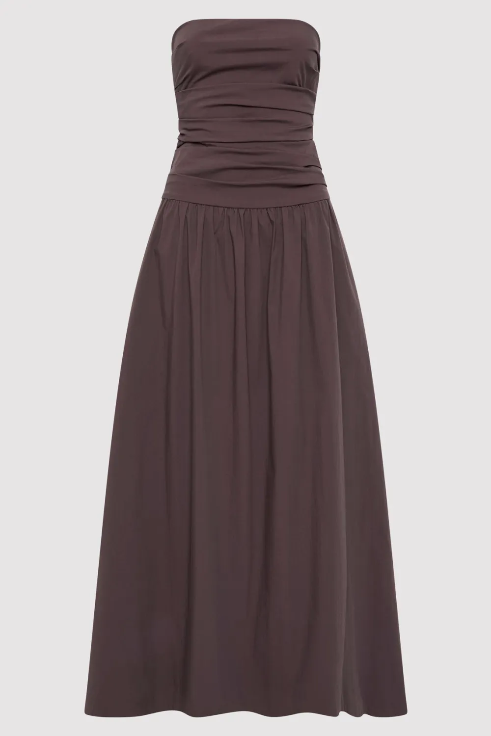 Gathered Strapless Tie Back Dress -|St. Agni Cheap