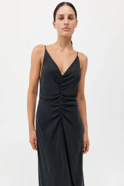 Gathered Tie Dress -|St. Agni Shop