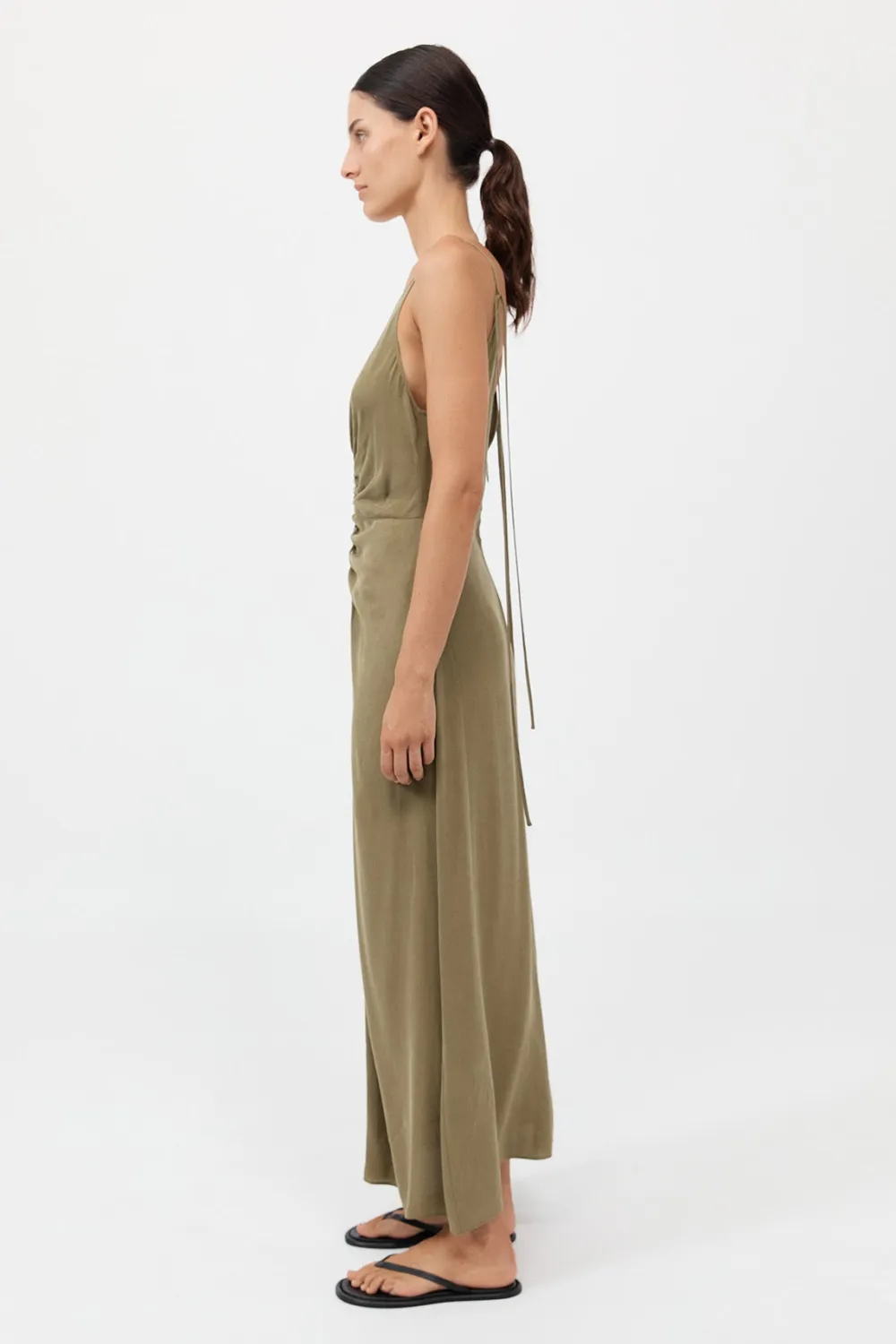 Gathered Tie Dress -|St. Agni Store