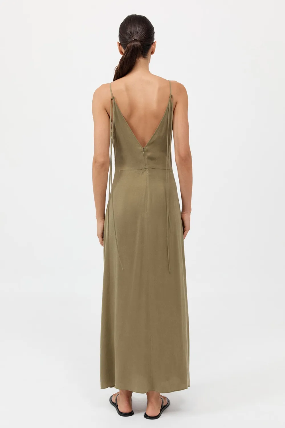 Gathered Tie Dress -|St. Agni Store