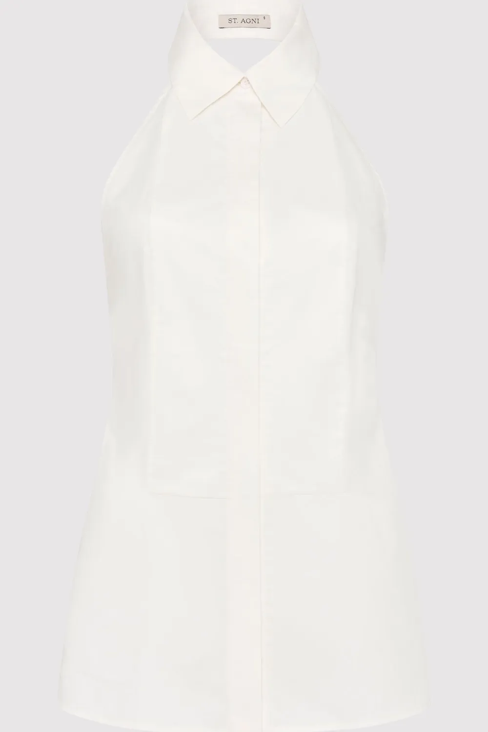 Halter Shirt - White|St. Agni Discount