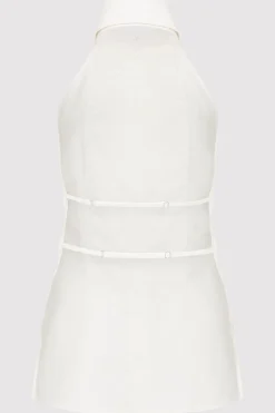Halter Shirt - White|St. Agni Discount