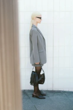 Heeled Loafer - Black|St. Agni Hot