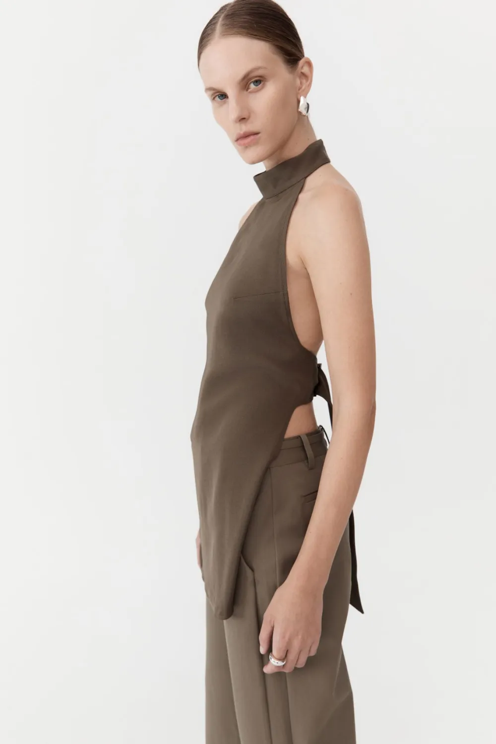 High Neck Tunic -|St. Agni Clearance