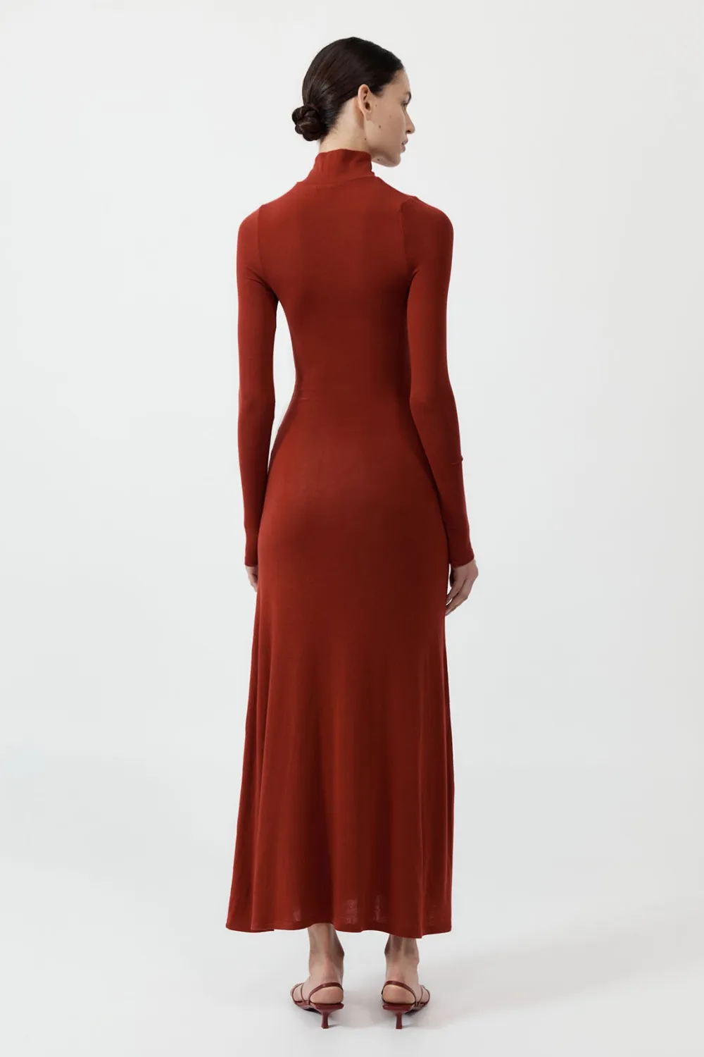 Jersey Maxi Dress - Rouge|St. Agni New